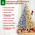 thumbnail image 3 of Yaheetech 9Ft Pre Lit Artificial Christmas Tree with Foldable Stand, Green, 3 of 7