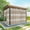 Brown, variant on Outdoor Curtains for Patio Waterproof, Brown Ombre Wooden Windproof Pravicy Outside Porch Blackout Curtain, Farmhouse Retro Khaki Wood Sun Blocking Grommets Curtains for Cabana Gazebo 54"x84"