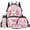Cherry Blossom Axolotls, variant on 4Pcs Daisy Capybara Kids Backpack Set for Boys, Padded Strap Bookbag with Insulated Water Bottle, Water Bottle Cover and Lunch Box, Great Choice for Elementary School Boys