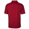 thumbnail image 3 of Men's Cutter & Buck Heathered Red Houston Texans Americana Advantage Space Dye Tri-Blend Polo, 3 of 3