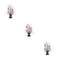 thumbnail image 2 of Cateissary Diseñado para cualquier habitación Árbol artificial para una decoración versátil del hogar Árbol artificial con estrellas y bayas Type1 NO1, 2 of 6