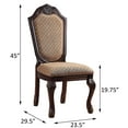 thumbnail image 6 of Newboti Furniture Beige and Espresso Solid Back Side Chairs (Set of 2) 21777, 6 of 6