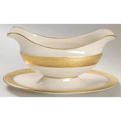 Lenox Westchester Sauce Boat and Stand