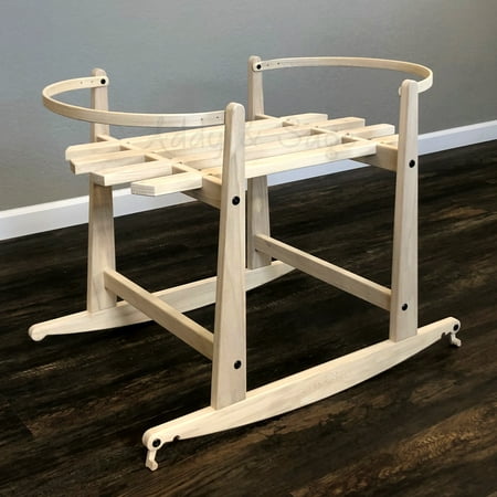 2 in 1 Natural Rocking Stand with Brakes for Nuna Mixx