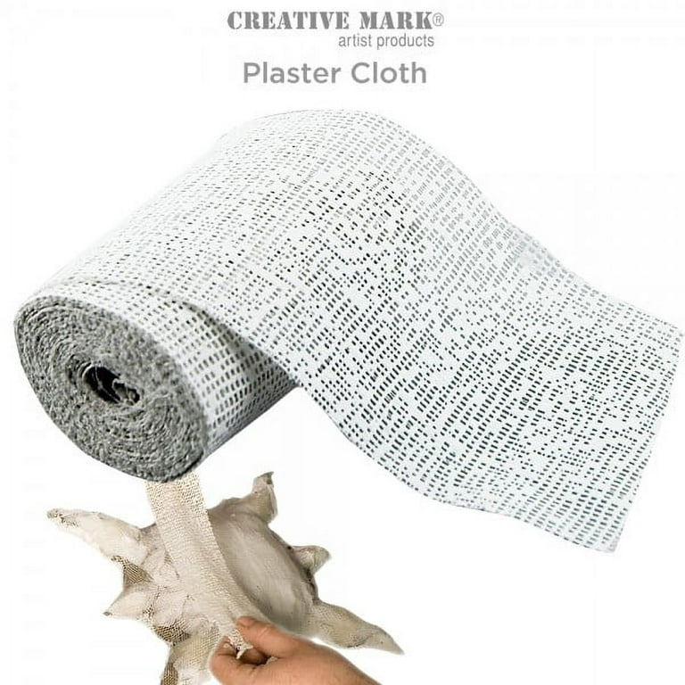 Creative Mark Plaster of Paris Cloth Rolls Sculpting Casts Pre-Shrunk  Cotton