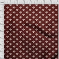 thumbnail image 3 of oneOone Silk Tabby Fabric Dot & Bird Block Printed Craft Fabric BTY 42 Inch Wide, 3 of 4