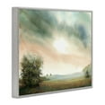 thumbnail image 3 of Stupell Industries Sunrise over Pastoral Field Landscape & Nature Painting Gray Framed Art Print Wall Art, 14 x 11, 3 of 8