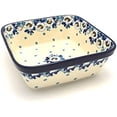 thumbnail image 1 of Polish Pottery Baker - Square - White Poppy, 1 of 1