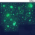 thumbnail image 2 of Luminous Wall Stickers Adhesive 849PCS DIY Ceiling Art Stickers Wall Decals, 2 of 10