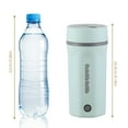 thumbnail image 2 of Portable Travel Electric Kettle 500ml Stainless Steel Portable Electric Kettle for Boiling Water 300W Leak Proof Dual-wall Personal Hot Water Boiler with Keep Warm Function, 2 of 6