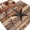 Brown Beige, variant on Texas Star Vintage Area Rugs 8'x10', Washable Small Throw Rugs for Living Room Patio, Berry Dark Brown Wooden Indoor Outdoor Rug Non-Slip Low Pile Carpet Runner Reversible Floor Mats