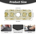 thumbnail image 2 of Pofeuu Daisies And Wildflowers Print Splash Guard for Sink Faucet Sink Gadgets-Splash Guard Behind Faucet Drip Catcher for Kitchen, Bathroom,Sink Mat, 2 of 7