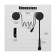 thumbnail image 5 of Bluetooth 5.2 Motorcycle Helmet Headset Wireless Earphone Handsfree Call Kit Stereo for MP3 Music P, 5 of 5
