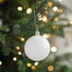 thumbnail image 5 of mfyjkho Adornos navideños de bolas con cintas para colgar, de plástico transparente, para decoración navideña, paquete de 12, 5 of 7