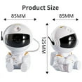 thumbnail image 3 of Astronaut Star Projector Starry Sky Projector Galaxy Lamp Night Light For Decoration Bedroom Home Decorative Children Gifts Christmas A2, 3 of 3