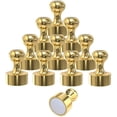 thumbnail image 1 of Imanes potentes para pizarra blanca, organizador perfecto para superficies magnéticas, imanes de neodimio de metal dorado, uso versátil para refrigerador, tablero de anuncios, bricolaje, 15 g/unidad, 1 of 8