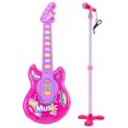 thumbnail image 1 of HLONK Clearance Kids Electric Musical Guitar Toy Play Set w/ 12 Demo Songs  Microphone  Kids Guitar Simulation Toy Set Electric Guitar Kit Toy Play Set Beginner Musical Instrument Set for, 1 of 14