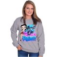 thumbnail image 3 of Betty Boop Air Brushed On Point Women Plus Size Sweatshirt Brisco Brands 4X, 3 of 6