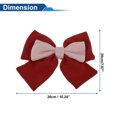 thumbnail image 4 of Accesorios para Casco de Motocicleta Decoración Lazo Colorblock para Cascos de Motocicleta Bicicleta Esquí Rojo Rosa Tela Sticker 1 Set, 4 of 6