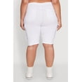 thumbnail image 5 of Womens Plus Size Trendy High Waisted Bermuda Shorts with Cargo Pockets, 5 of 5