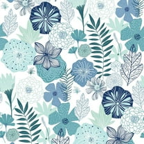 Perennial Blooms Peel and Stick Wallpaper