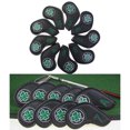 thumbnail image 2 of Cubierta de cabeza de hierros de golf 9x Sunnimix Cuero impermeable Negro, 2 of 8