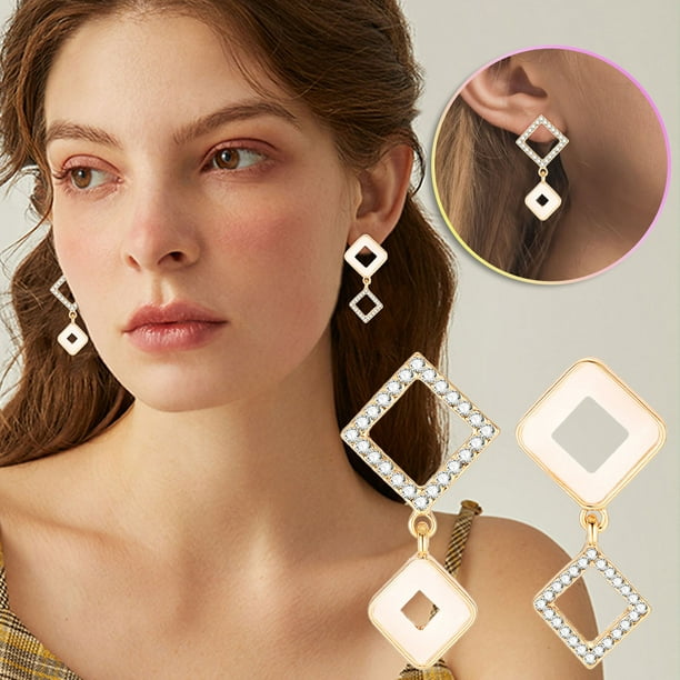 HomeKingdee Fashion Earrings Personality Paper Clips - Multicolor Plastic Women's Jewelry Gifts