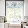 thumbnail image 2 of Marine Life Curtains for Bedroom Living Room Aqua Ocean Coral Shell Starfish Roman Shades for Windows Curtains & Drapes Rod Pocket Valances for Kitchen Window Curtains Over Sink 54x18in,1 Panel, 2 of 6