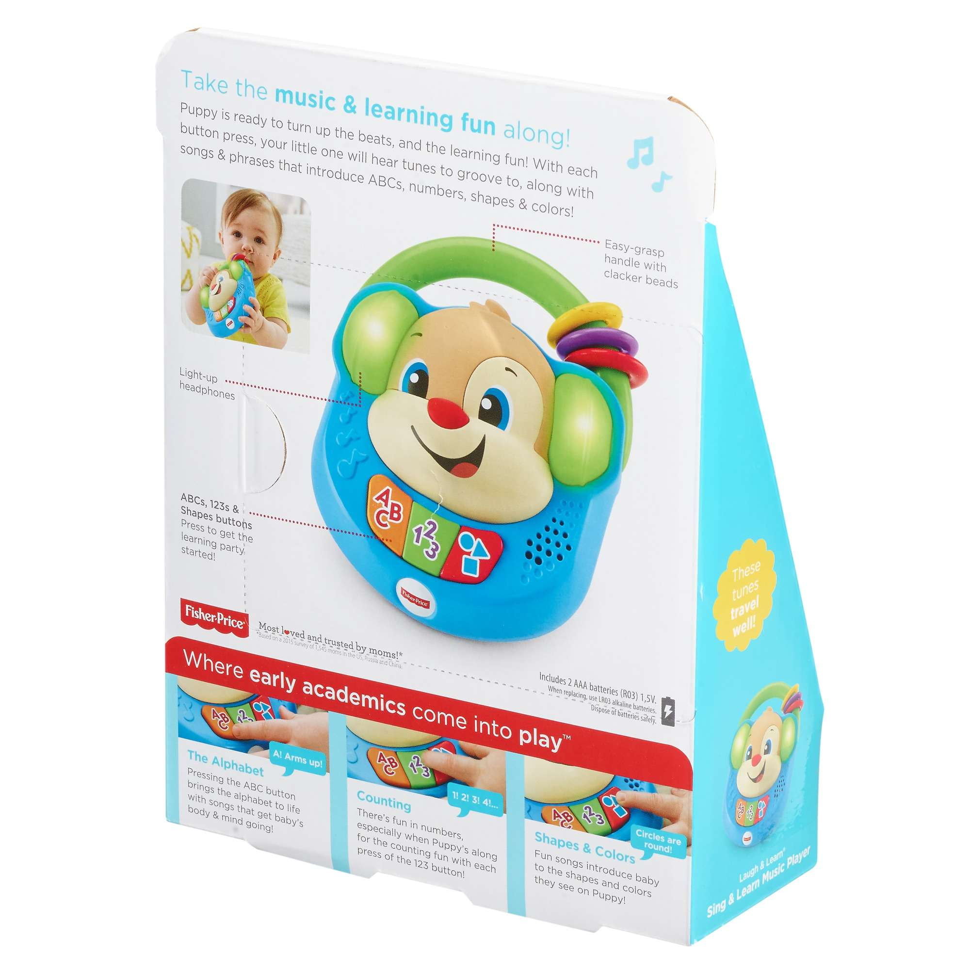 fisher price laugh and learn music player