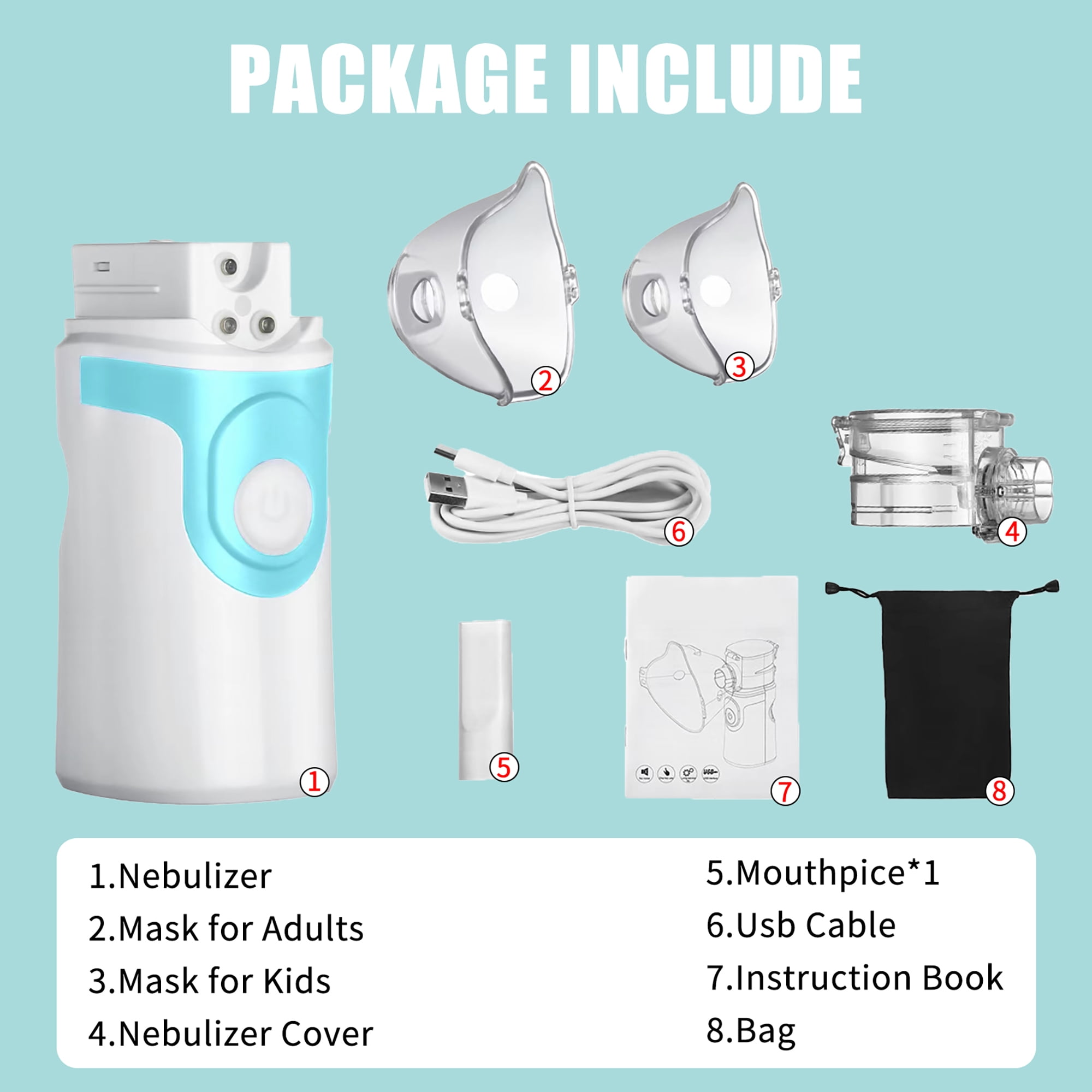 Buy Kaprolife Portable Nebulize Machine for Adults & Kids, Handheld