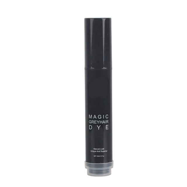 Tinte para cabello desechable de 20 ml, cobertura instantánea de cabello blanco, lápiz de color para cabello, café