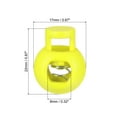 thumbnail image 2 of Cord Locks, Ball Spring Toggle Stopper for Drawstring Bag Shoelaces, Yellow 30 Pack, 2 of 5