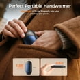thumbnail image 3 of OCOOPA Hand Warmers Rechargeable,2 Pack Electric Portable Handwarmers,Winter Gifts for Women Men,UT3 Lite, 3 of 7