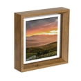 thumbnail image 1 of Marco Flotante Uxcell, Marcos de Fotos de Madera de 6x6 Pulgadas para Flores Presionadas, de Pie y Colgando, Madera Natural, 1 of 6
