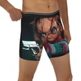 thumbnail image 4 of Lsque Chucky Pattern Men's Performance Stretch Underwear, Athletic Long Leg Briefs，Moisture-Wicking-Medium, 4 of 6