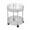 Clear#2, variant on Two Tier Plastic Storage Shelf Cart on Wheels Rolling Utility Trolley for Kitchen Bathroom Living Room Multi Layer Organizer Rack with Mobile Caster for Snacks Shoes Supplies Space Saving Clear