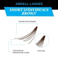 thumbnail image 4 of Pestañas postizas Ardell Individual Short Brown, paquete de 4, 4 of 5
