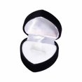 thumbnail image 1 of Velvet Heart-Shaped Box,Earring Box, Jewellery Packaging R7B2 Box O5G5, 1 of 8