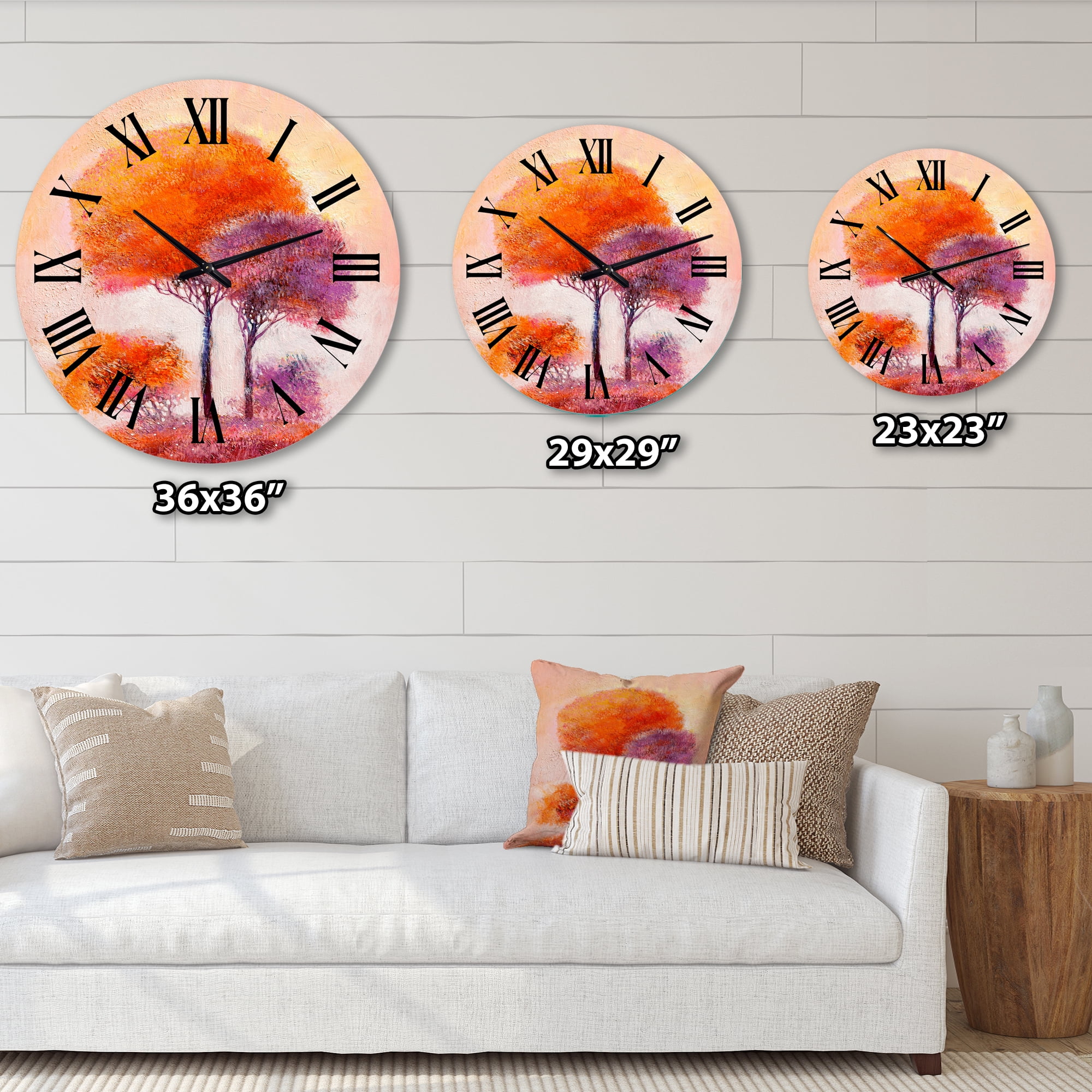 Designart 1 in Traditional Wall Clock