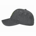 thumbnail image 3 of XMXT Cotton Baseball Cap, Three Watercolor Lemons Mens Baseball Hats, Deep Heather, 3 of 9