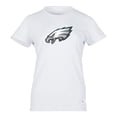 thumbnail image 1 of NFL Playera Aficionado Básica Philadelphia Eagles Blanco para Mujer, Talla Extra Grande, 1 of 5