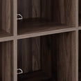 thumbnail image 3 of Crosley Furniture Liam 9 Cube Bookcase in Walnut, 3 of 10