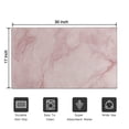 thumbnail image 5 of Pink Marble Pattern Door Rugs,Washable Non Slip Door Mats Indoor,Decorative Door Mats,Entry Mat Indoor for Entrance,Bedroom,Kitchen,Bathroom,17"x30", 5 of 6