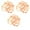 Rose Gold, variant on Moocorvic 3Pcs Artificial Flower Valentine Garland, for Wedding Table Centerpiece Holiday Birthday Party Decor 8.2 FT