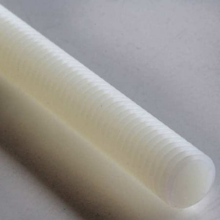 

ZoroSelect FullyThreaded Rod 3/8 -16 4 ft Nylon 6/6 PlainFinish