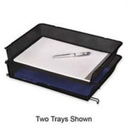 Rolodex Corporation ROL62555 Letter Mesh Tray- Side Load- Stackable- Black