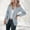 A530 Gray, variant on Xdegoge Womens Open Front Blazer Single Button Notched Lapel Long Sleeve Office Casual Business Work Professional Lightweight Elegant Suit Jacket Coats