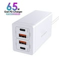 thumbnail image 2 of USB Charging Station GAN 65W 4 Port Charging Hub Quick QC4.0 PD3.0 PD Type-C USB Wall For Smartphone Tablet Laptops and More, 2 of 7
