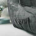 thumbnail image 6 of Home Soft Things DO-IT-YOURSELF Textured Velvet Bedrest Pillow - Peat - 20" x 18" x 17", 6 of 8
