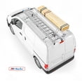 thumbnail image 5 of AA-Racks Model AX312 Aluminum Van Roof Rack Cross Bars Fits for 2013-On NV200/ 2014-On Transit Connect/ 2013-2017 City Express, 2 Bar 50'' - White, 5 of 7
